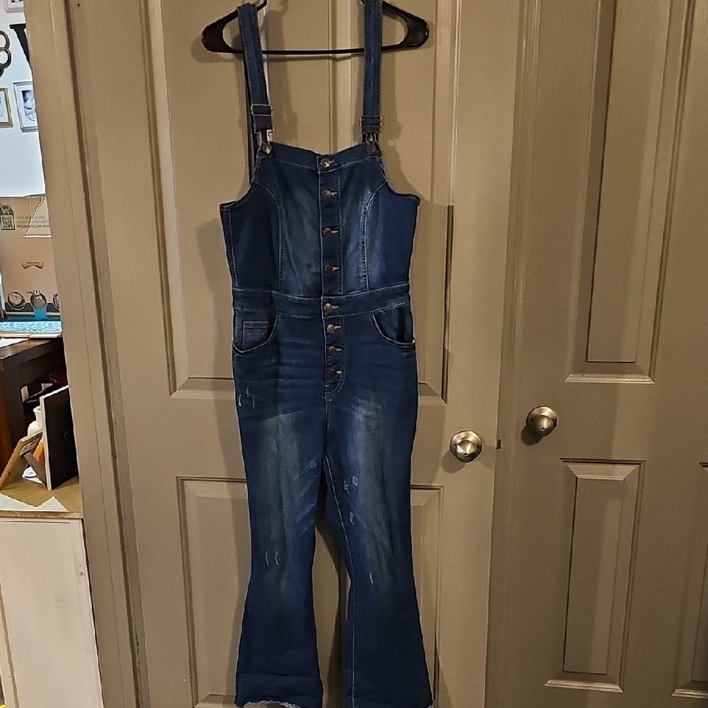 Wax Jean Blue Denim Overalls